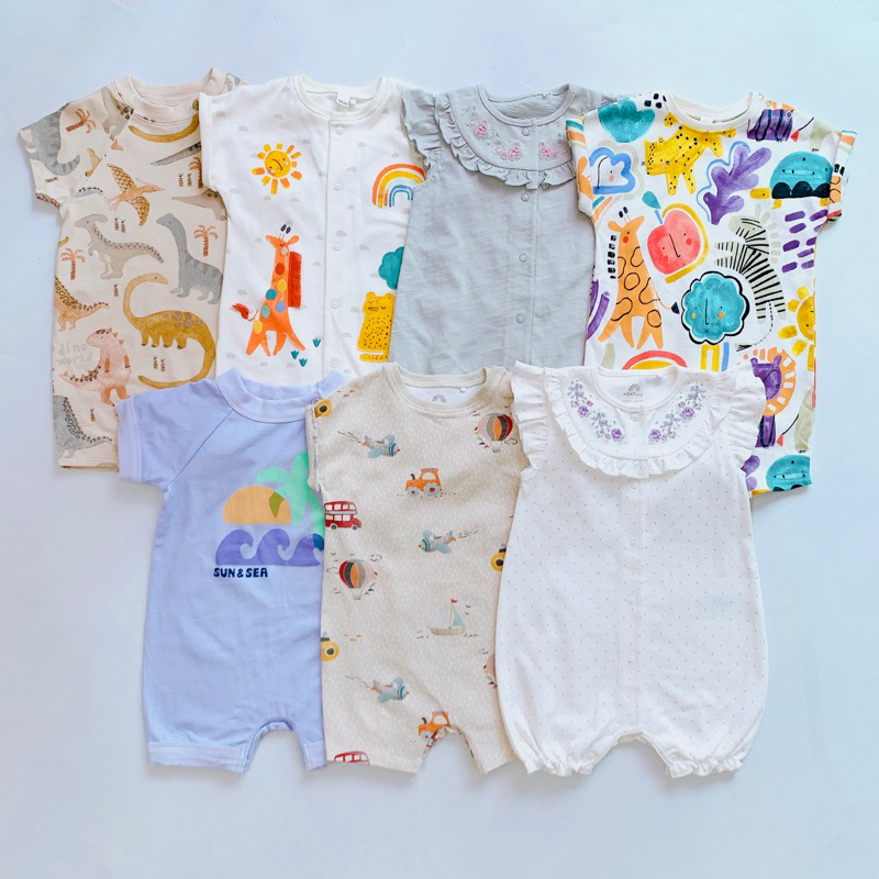 [MD79] NEX.T-6/9-9/12M Romper/ Body đùi cho bé trai và gái
