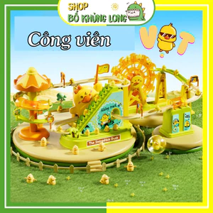 Vịt Leo Cầu Thang Công Viên Cầu Trượt Vịt Vàng Đồ Chơi Vịt Leo Thang Kết Hợp Đường Hầm Đu Quay - BỐ KHỦNG LONG