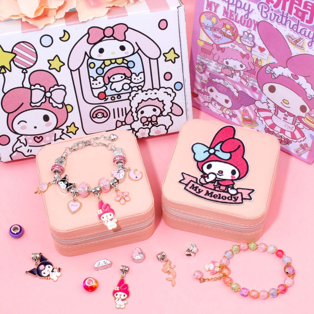 Vòng Tay Charm Vòng Lắc Tay Cho Bé Gái Melody Kuromi Hộp Đựng Vòng Tay Lắc Tay Vòng Tay Charm Dễ Thương-PUPU HOUSE