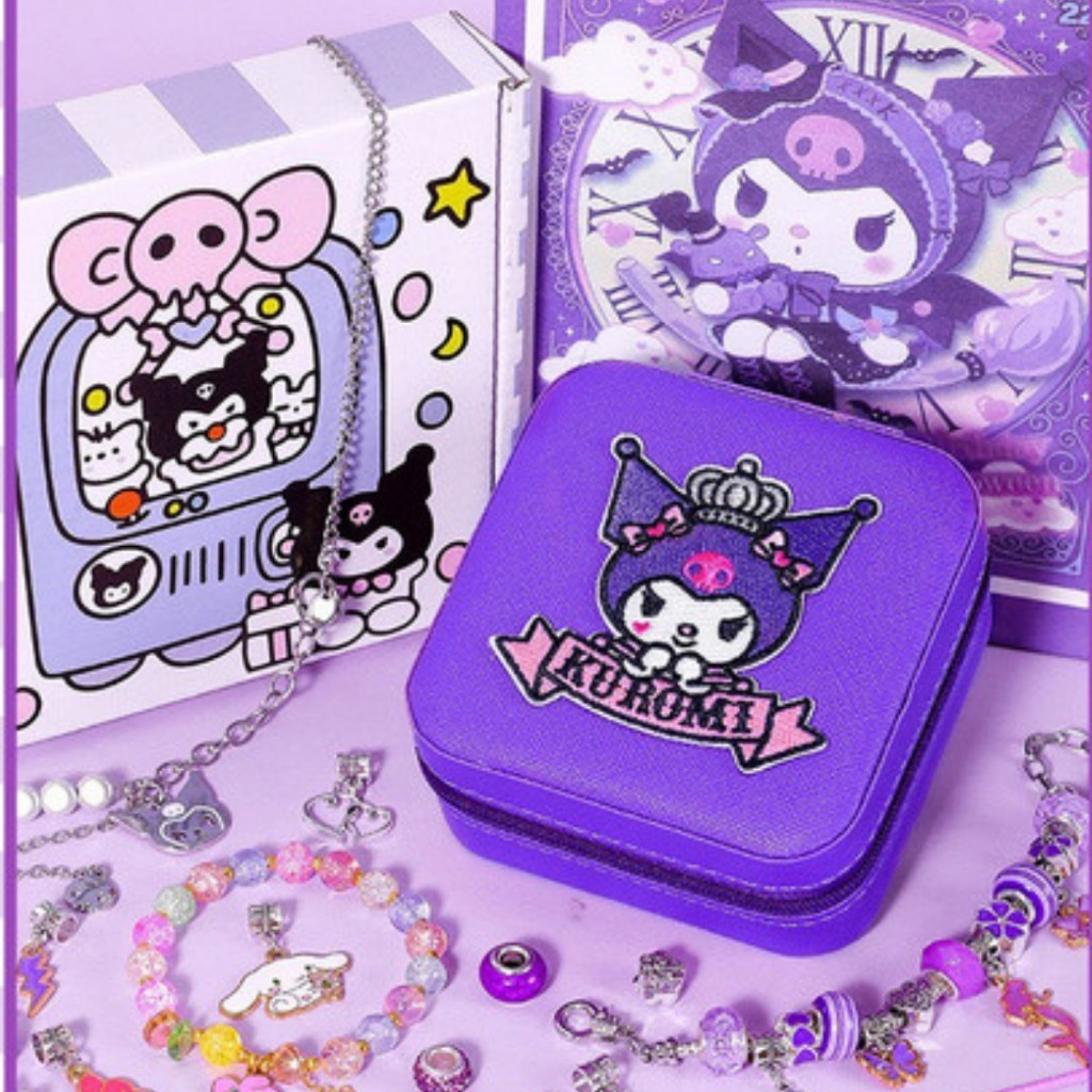 Vòng Tay Charm Vòng Lắc Tay Cho Bé Gái Melody Kuromi Hộp Đựng Vòng Tay Lắc Tay Vòng Tay Charm Dễ Thương-PUPU HOUSE