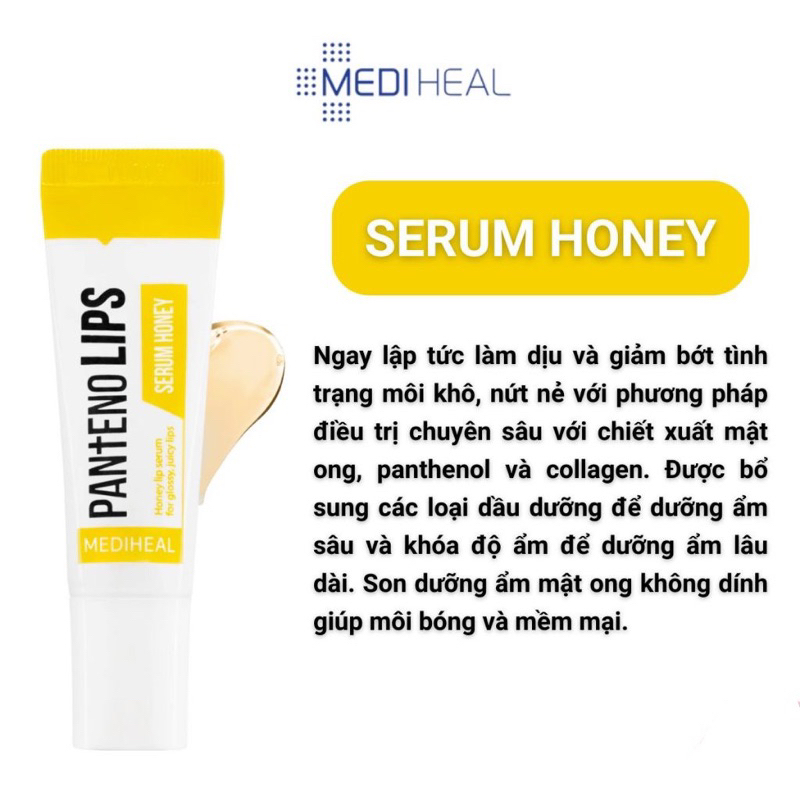 Ảnh Son Dưỡng Mediheal Labocare Panteno Lips Cho Môi Khô Nứt Nẻ, Thâm, Bợt Màu, Nhợt Nhạt Hàn Quốc 10ml 2