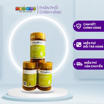 (CÓ NHẬP KHẨU) Mầm Đậu Nành Lecithin Healthy Care 1200mg