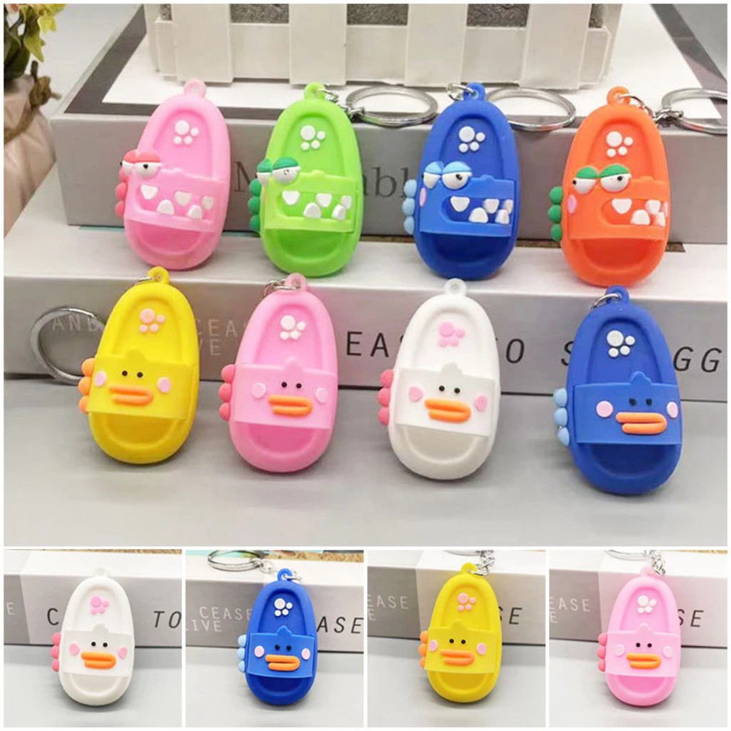 Móc Khóa Keychain Hình Dép Nhựa Con Vịt Quà Tặng Sinh Nhật Độc Đáo ...