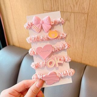 [🔥XƯỞNG SALE SẬP SÀN🔥] Set 5 Dây Buộc Tóc Gấu Dâu Losto/ Thỏ Stella Lou/ Cáo LinaBell Xinh Xắn K363