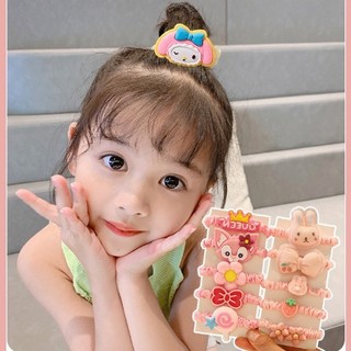 [🔥XƯỞNG SALE SẬP SÀN🔥] Set 5 Dây Buộc Tóc Gấu Dâu Losto/ Thỏ Stella Lou/ Cáo LinaBell Xinh Xắn K363