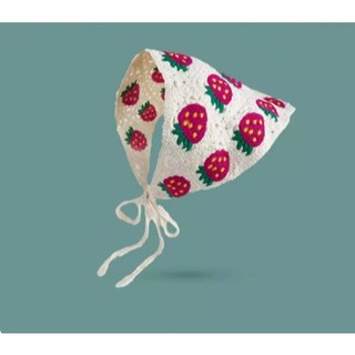[🔥XƯỞNG SALE SẬP SÀN🔥] Khăn Turban Len Thêu Hoa, Khăn Tam Giác Len Phong Cách Đồng Quê Pháp K251