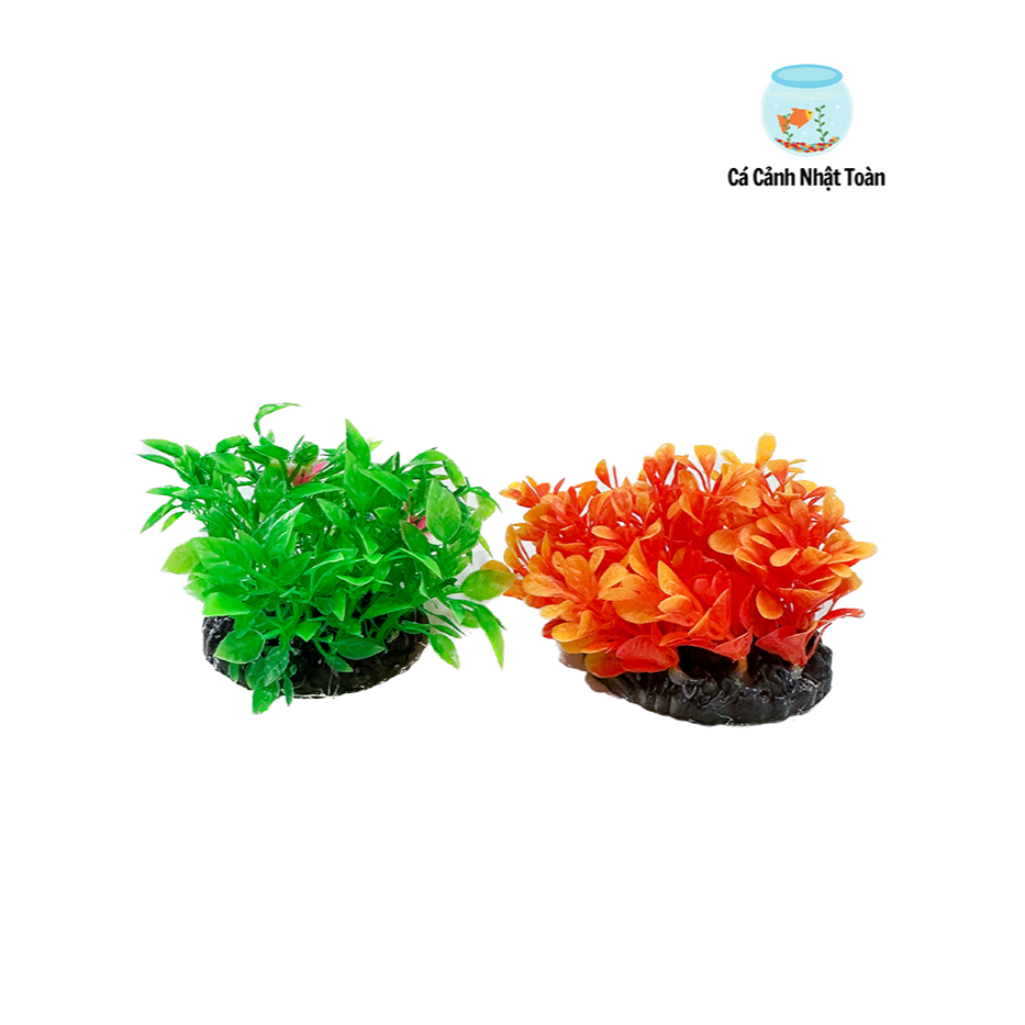 Bụi Rong Giả Đủ Màu Trang Trí Bể Cá Cảnh Cao 7cm (Mẫu Ngẫu Nhiên)