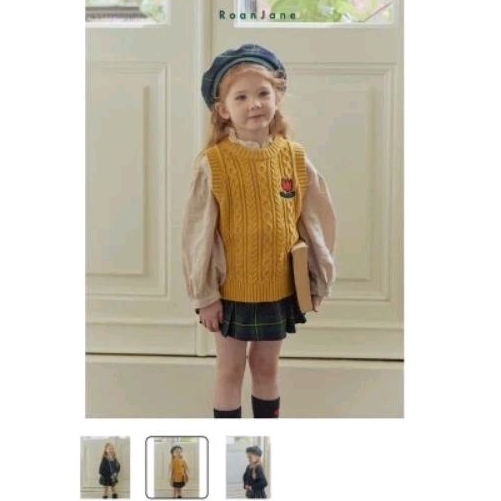 (Sale) Chân váy xếp ly bé gái Polham* size đại - dư xịn