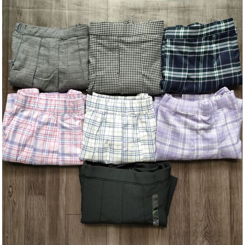 (Sale) Chân váy xếp ly bé gái Polham* size đại - dư xịn