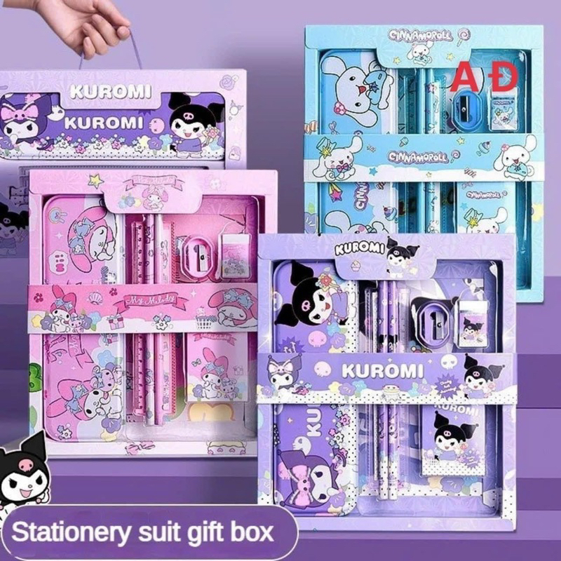 SET DỤNG CỤ HỌC TẬP 12 MÓN KUROMI MELODY