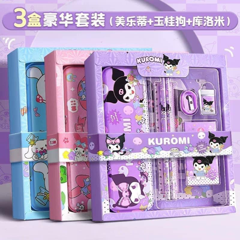 SET DỤNG CỤ HỌC TẬP 12 MÓN KUROMI MELODY