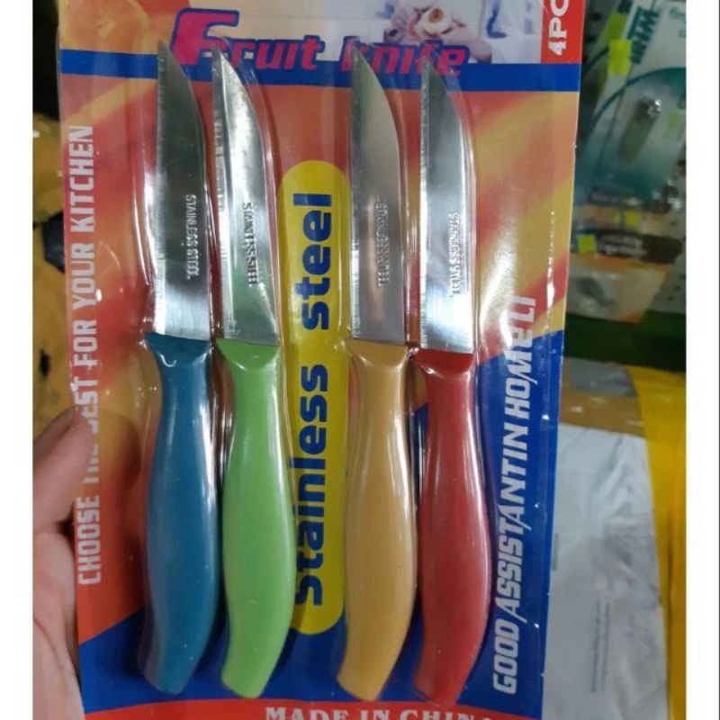 Sét 4 Dao Gọt Trái Cây Siêu Bén, Siêu Bền