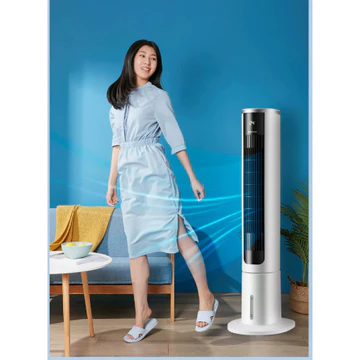 Quạt điều hòa hơi nước di động điều khiển từ xa, hẹn giờ 2 chiều - Quạt điều hòa thông minh