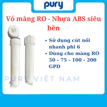 Cốc lọc số 4 (Cốc lọc RO) - Vỏ màng RO - Nhựa ABS siêu bền - Dùng cho các màng RO rời (thay chậm)