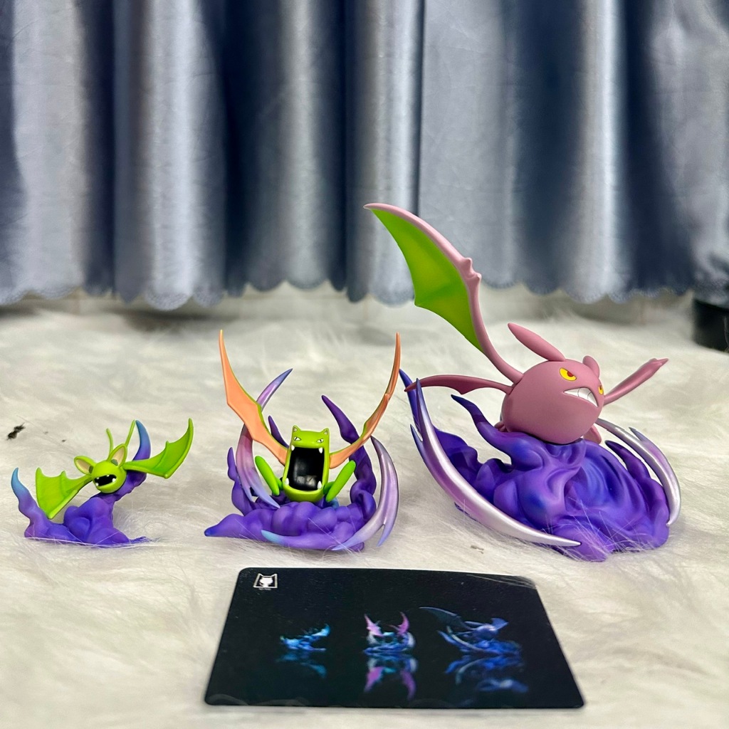 Mô hình Pokemon Scale World 1/20 Crobat & Golbat & Zubat - Miko Studio ...