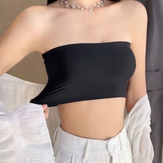 Áo ngực ống không dây bằng vải lụa thoáng khí cho nữ A10