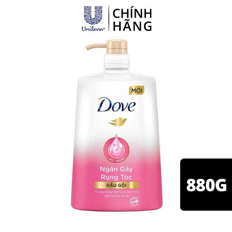 Dầu gội Dove phục hồi hư tổn , ngăn gãy rung 850g
