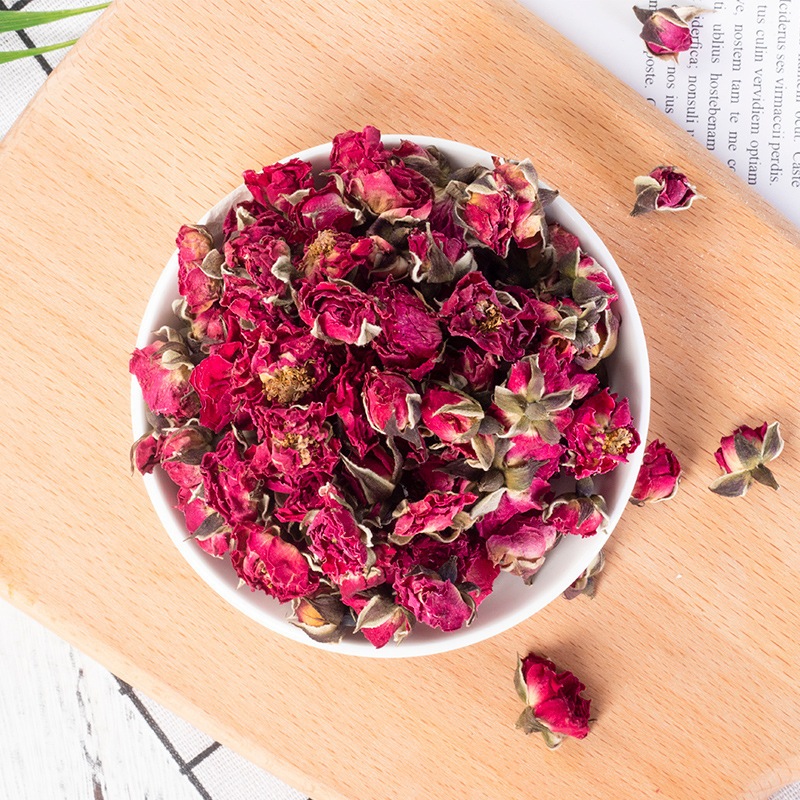 500g Trà Hoa hồng Nở Tây Tạng sấy khô, đỏ, đẹp, không vụn giúp an thần, đẹp da, chống lão hóa
