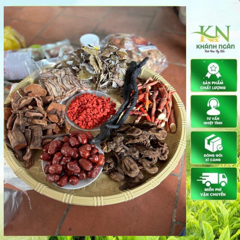 Combo 2kg Gồm 7 Vị Bổ Thann (Nhục Thung Dung, Ba Kích, Sâm Cau, Ngọc Cẩu, Kỳ Tử, Dâm Dương Hoắc)