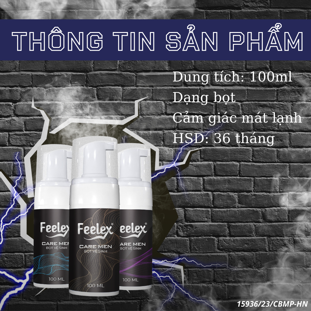 Ảnh Dung dịch vệ sinh nam Feelex Care Men dạng bọt tuyết 2