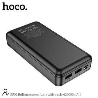 pin sạc dự phòng Hoco SU02 20000 mah, SU01 10000 mah 2 cổng ra 2 cổng vào BH 12 tháng
