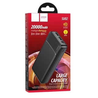 pin sạc dự phòng Hoco SU02 20000 mah, SU01 10000 mah 2 cổng ra 2 cổng vào BH 12 tháng