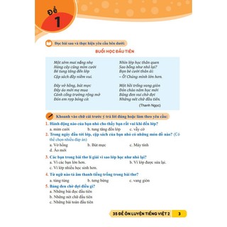 Sách - 35 Đề Ôn Luyện Tiếng Việt 2 - Biên Soạn Theo Chương Trình GDPT mới - ndbooks