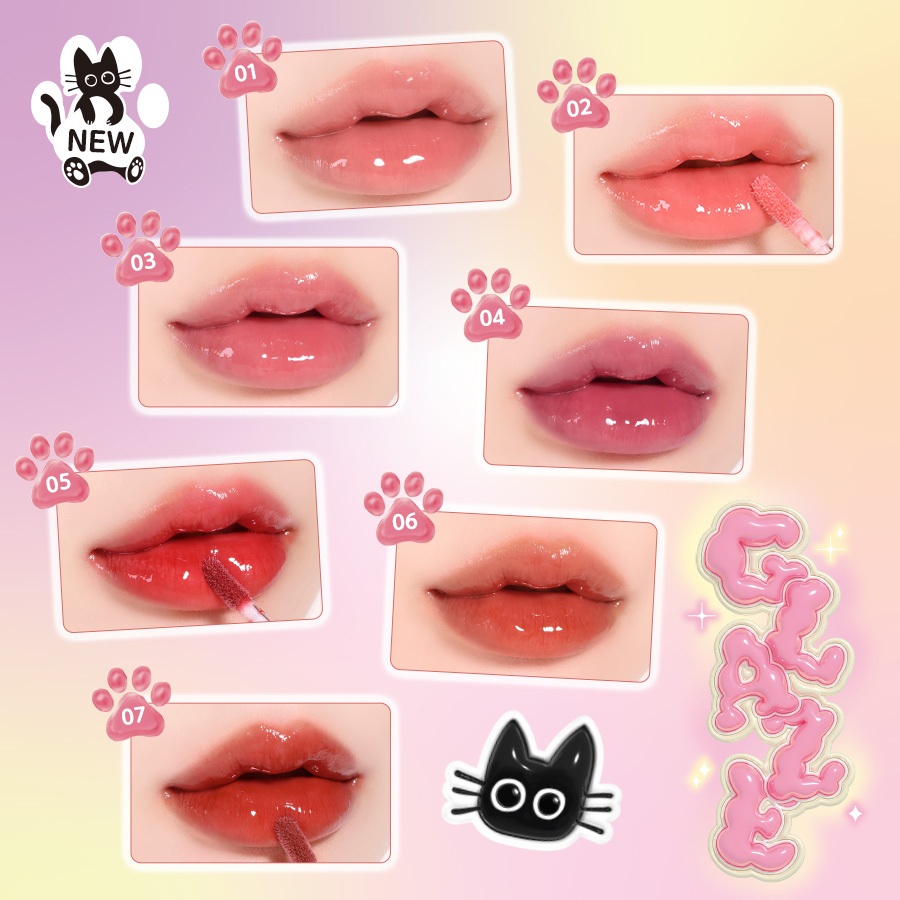 Ảnh Son Bóng Black Rouge Chewy Lip Glaze 32.8g 2