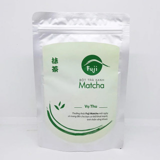 Bột Trà Xanh Fuji Matcha Vụ Xuân, Hè, Thu (Túi 100g) - Hương Vị Thanh Mát, Tinh Khiết Từ Thiên Nhiên