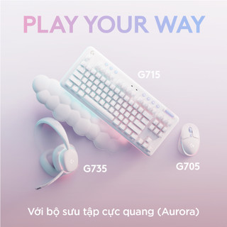Bàn phím cơ gaming có dây Logitech G713 TKL - Switch GX, RGB LIGHTSYNC Kèm kê tay
