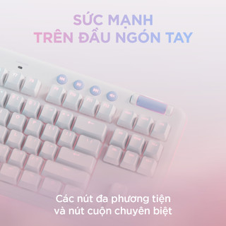 Bàn phím cơ gaming có dây Logitech G713 TKL - Switch GX, RGB LIGHTSYNC Kèm kê tay