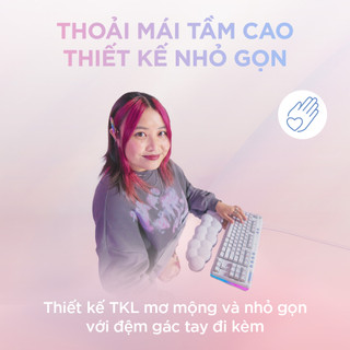 Bàn phím cơ gaming có dây Logitech G713 TKL - Switch GX, RGB LIGHTSYNC Kèm kê tay