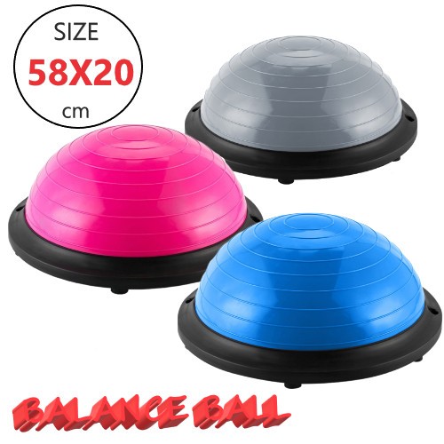 Ảnh Full Size-All Color-(TẶNG BƠM + 2 DÂY KÉO) BG Bóng tập YOGA bóng thăng bằng tập thể dục Cao Cấp 1