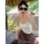 Áo Hai Dây Nữ RANSHI Có Mút Ngực Dây Đan Sau Lưng Ôm Sát Body Sexy Chất Thun Tăm Lạnh - RA232