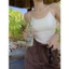 Áo Hai Dây Nữ RANSHI Có Mút Ngực Dây Đan Sau Lưng Ôm Sát Body Sexy Chất Thun Tăm Lạnh - RA232