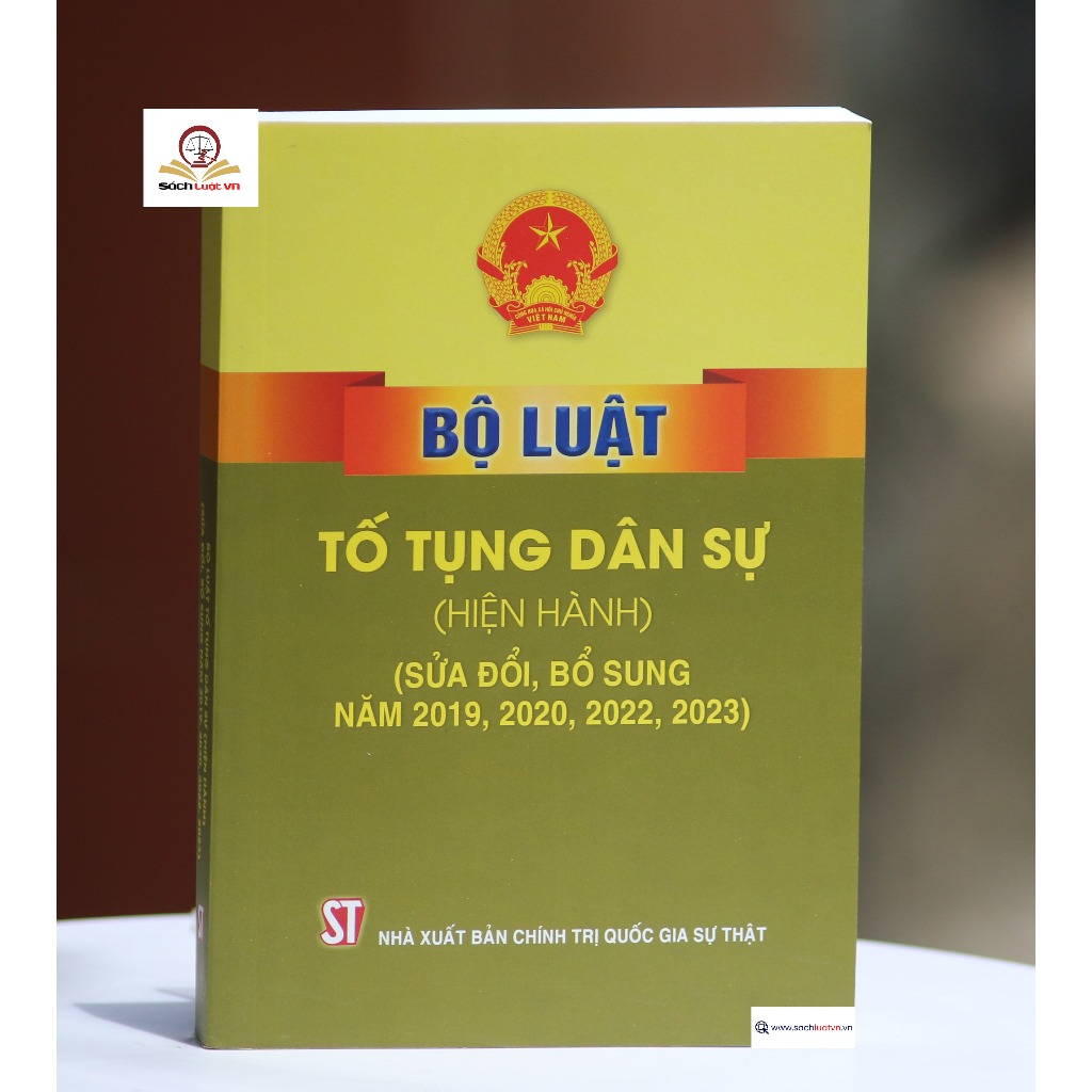 Ảnh Sách - Bộ luật tố tụng dân sự (hiện hành) (sửa đổi, bổ sung năm 2019, 2020, 2022, 2023) 1