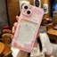 Ốp lưng iphone gấu thỏ Ốp điện thoại IP trong túi đựng thẻ ảnh iphone 7/7plus/8/8plus/x/11/12/13/14/15max/promax ct1046