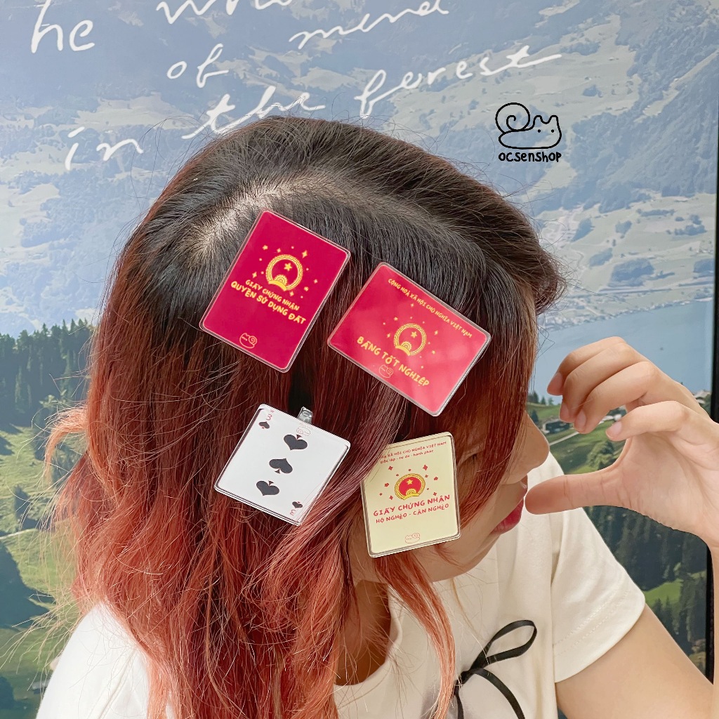 Kẹp tóc thiết kế by Ocsenshop