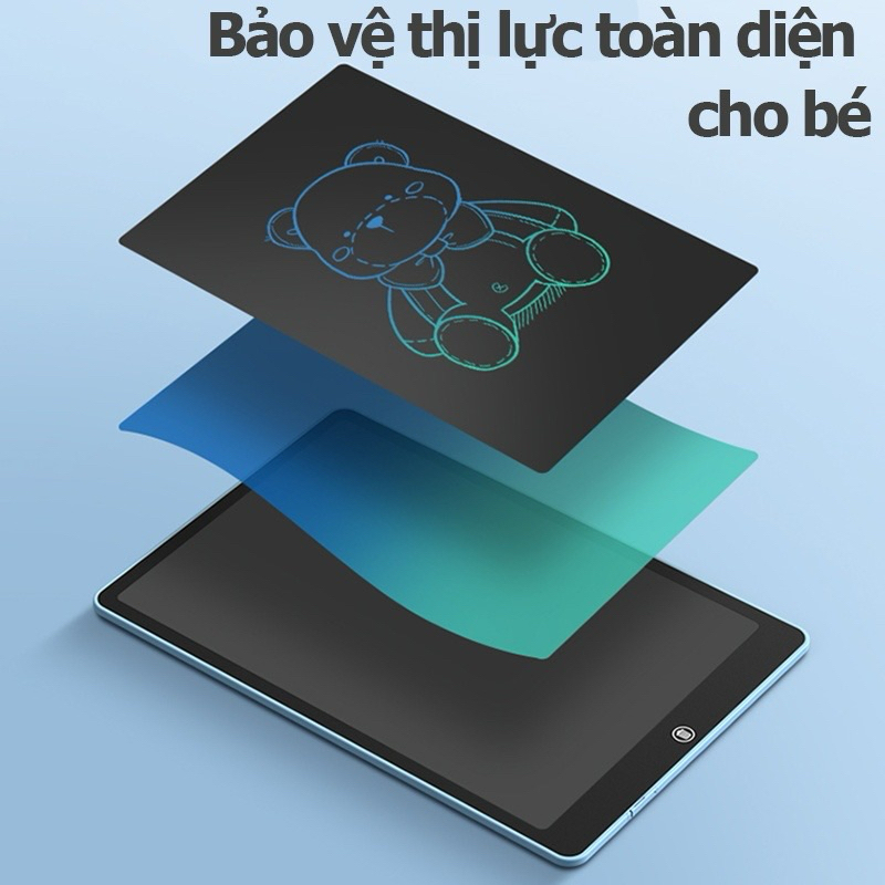 Bảng viết thông minh LCD tự xóa 16inch, 12inch, 10inch, 8,5 inch cho bé tập vẽ, viết