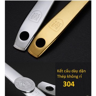 INOX 304-Muôi,Vá 27cm Múc Canh Lẩu Dùng Cho Nhà Hàng Quán Ăn Thìa Canh Inox Vàng, Bạc.Hàng Nhập