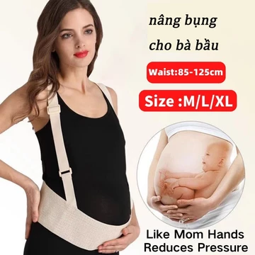 Đai đỡ bụng bầu, đai nâng bụng bầu có dây giúp giảm đau lưng, nâng đỡ và cố định vùng bụng trước