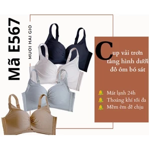 Áo ngực mút dày, ôm sát ngực, êm địu cho da E567, Đồ lót 12h