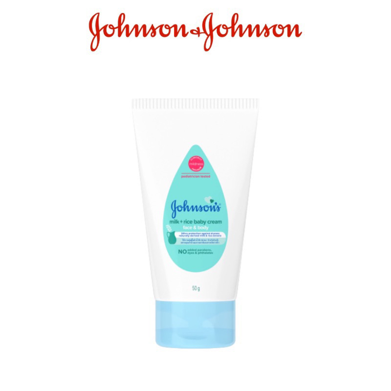 Kem dưỡng da Johnson's Milk Rice Baby + Cream 50g