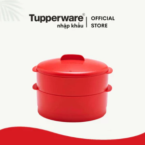 Xửng hấp Tupperware chính hãng Steam It 1 2 3 size 20cm tầng nhựa nguyên sinh an toàn sức khỏe bảo hành trọn đời