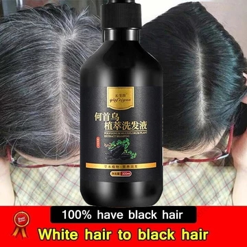 Dầu gội đen tóc dầu gội thảo dược dầu gội mọc tóc dầu gội loại tóc đen tự nhiên từ chối nhuộm tóc chiết xuât từ thảo
