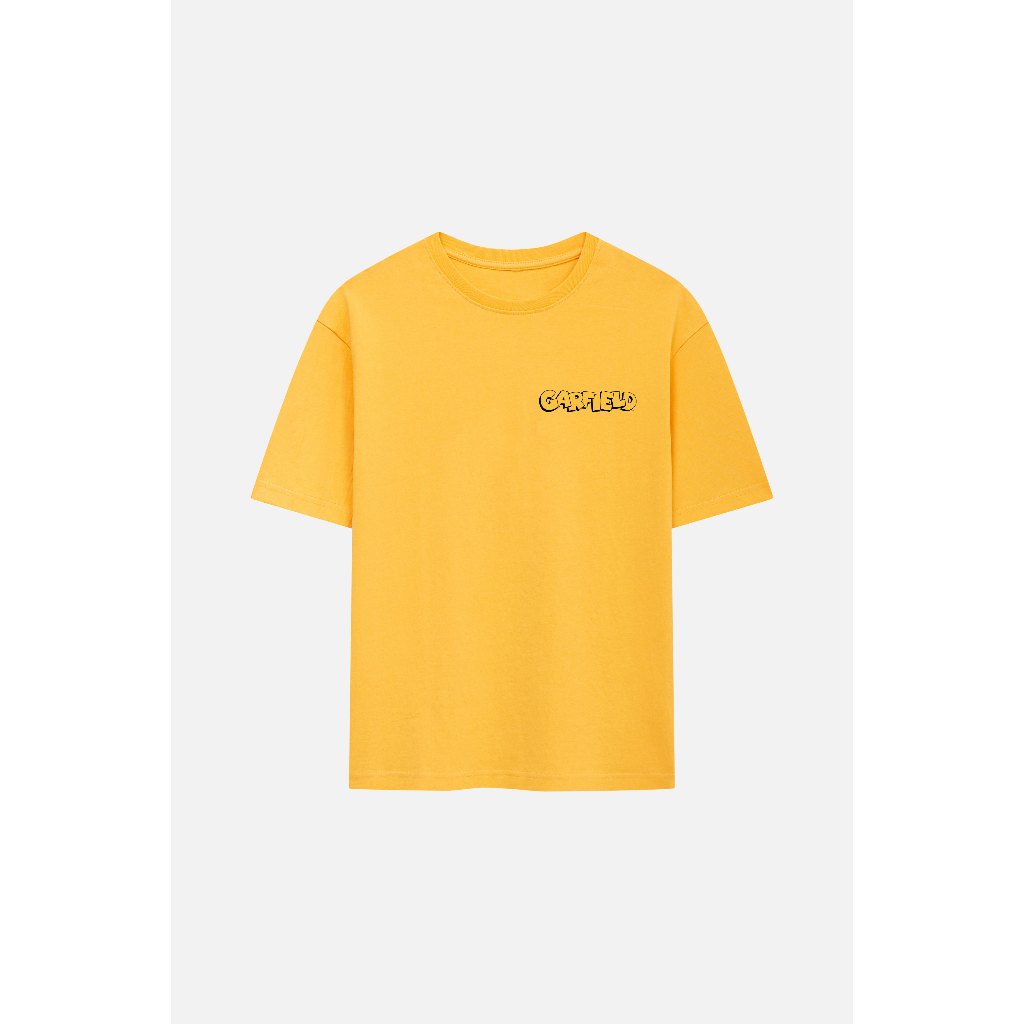 Ảnh Áo Thun BOO Unisex Oversized In Hình Mèo Garfield I Hate Mondays 3