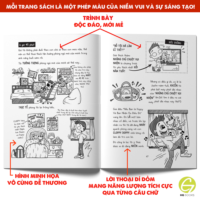 Ảnh Sách Nhọ Nhất Quả Đất hài hước, truyện tranh dành cho thiếu nhi nổi tiếng thế giới HG Books 3