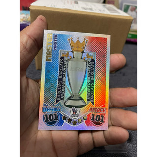 Thẻ Cầu Thủ Bóng Đá Match Attax Master Trophy 🏆 Card 101 101 2010/11 10/11( Super Rare )