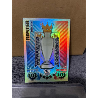 Thẻ Cầu Thủ Bóng Đá Match Attax Master Trophy 🏆 Card 101 101 2010/11 10/11( Super Rare )
