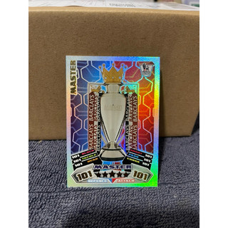 Thẻ Cầu Thủ Bóng Đá Match Attax Master Trophy 🏆 Card 101 101 2011/12 11/12 ( Super Rare )